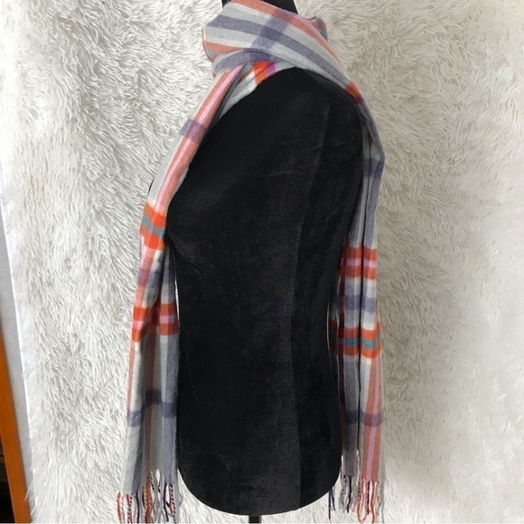 CASHMINK plaid scarf. - Picture 2 of 7